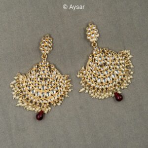 Kundan chandbali Drop